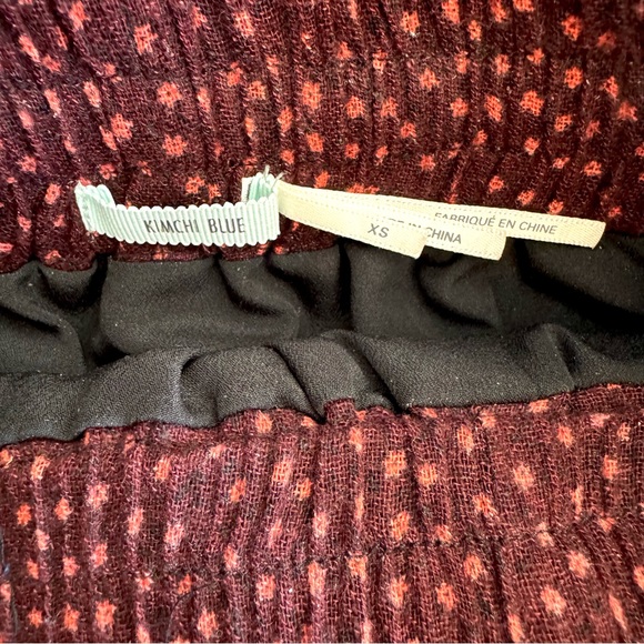 KIMCHI BLUE LINED SKIRT SIZE XS NWOT - Picture 3 of 3